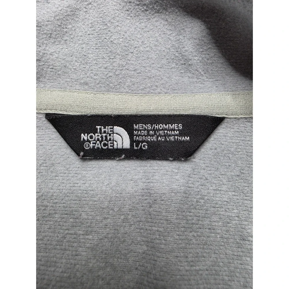 The North Face Pullover Mens Large Gray 1/4 Zip Fleece Hiking Outdoor Top